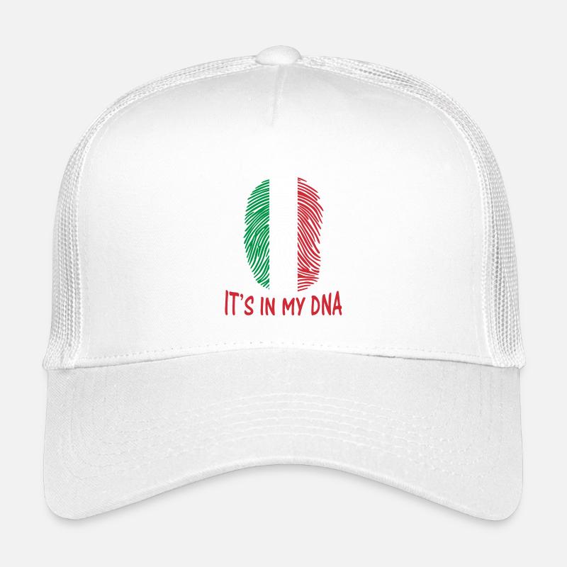 drapeau de conception d'autocollant de l'Italie Italia c'est dans mon ADN Casquette trucker enfant