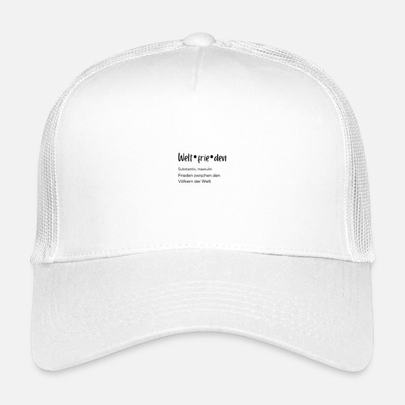 Weltfrieden, Duden, Germanistik, Liebe, Geschenk, Kinder Trucker-Cap