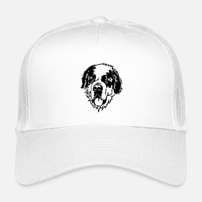 Bernhardiner Kopf Kinder Trucker-Cap