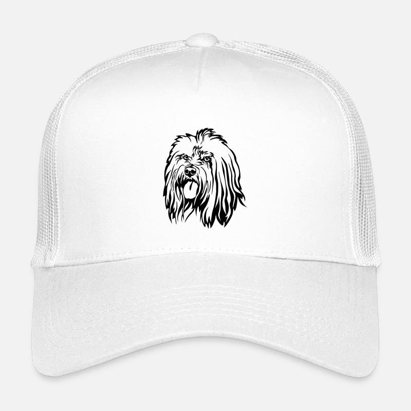 Tête de terrier tibétain Casquette trucker enfant