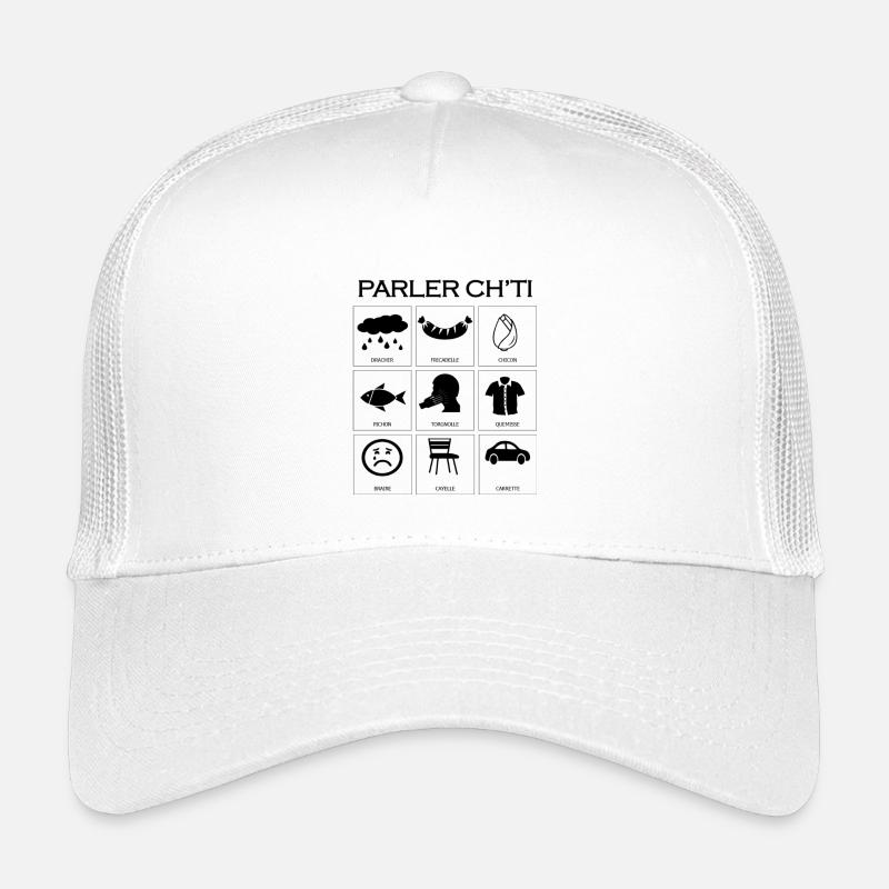 Parler chti t shirt Casquette trucker enfant