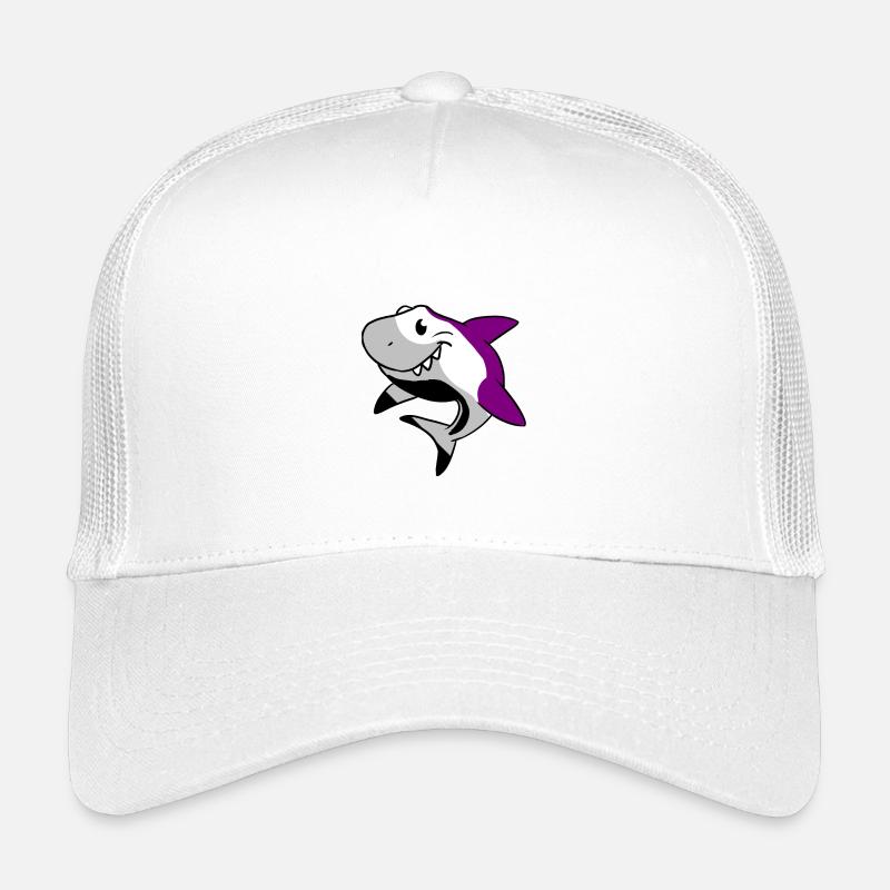 Asexueller Hai Ace Pride Kinder Trucker-Cap