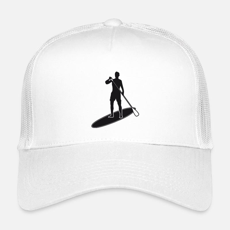 Stand up paddling - Man with paddle board Kids’ Trucker Cap