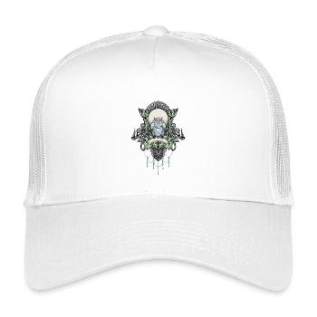 Niedliche dekorative Eule - Kinder Trucker-Cap - Weiß - Vorne