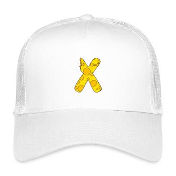 Letter X - Kids’ Trucker Cap - white - Front