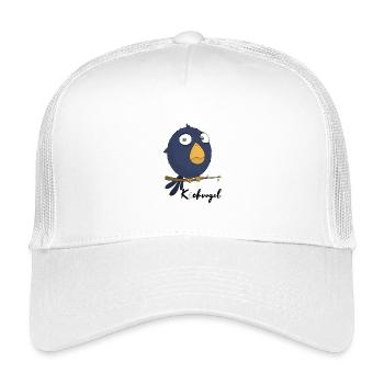 Poop bird - Kids’ Trucker Cap - white - Front