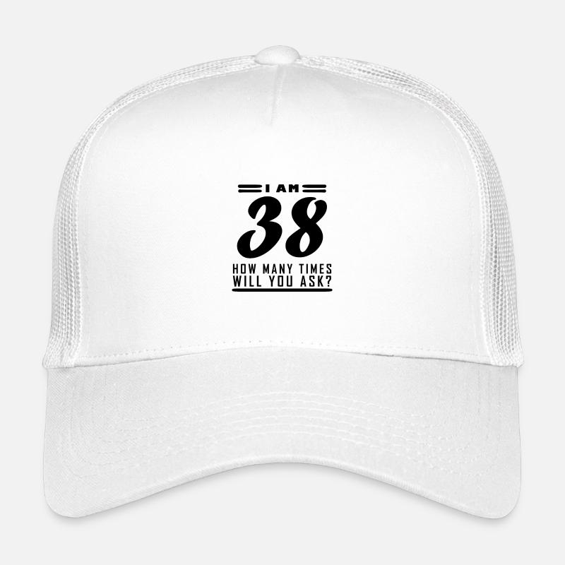 J’ai 38 ans – 38e anniversaire cadeau Casquette trucker enfant
