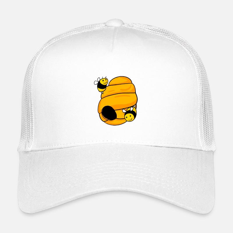 Bienennest mit niedliche Bienen Kinder Trucker-Cap