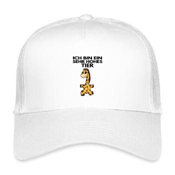 Teamleiter Giraffe Trainer Leitung Chef - Kinder Trucker-Cap - Weiß - Vorne