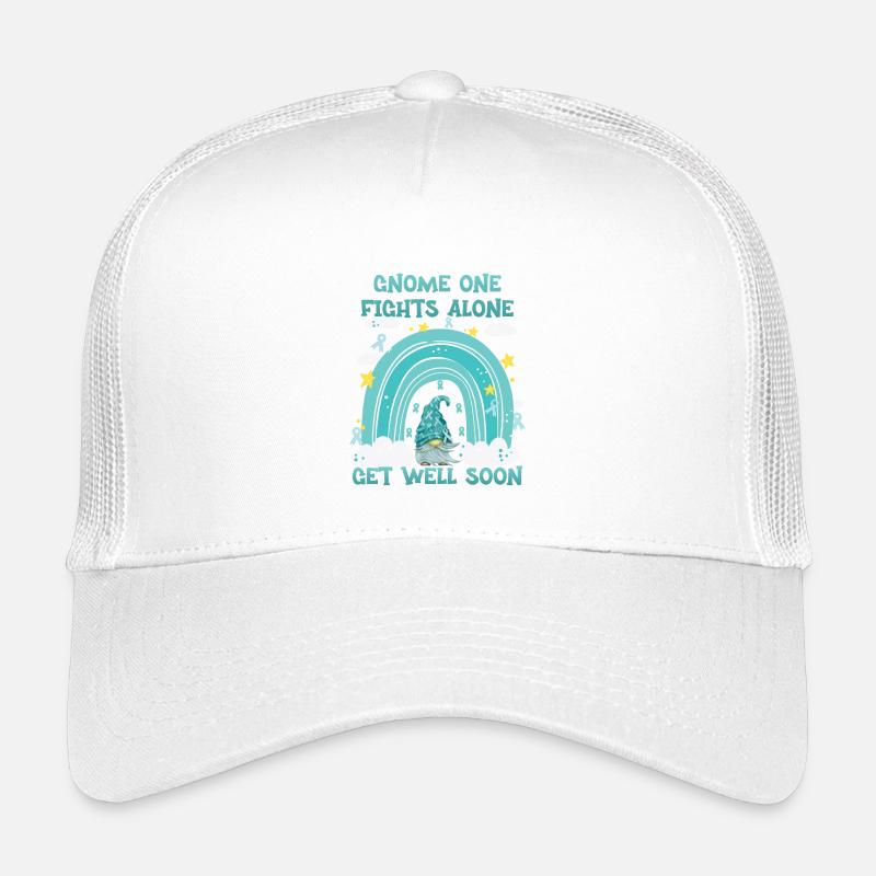 Gnome One Fights Alone Gebärmutterkrebs Kinder Trucker-Cap