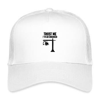 Ingénieur Mécanique de chantier Ingénieur civil - Casquette trucker enfant - blanc - Devant