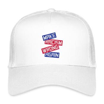 Rendre le racisme répréhensible - Casquette trucker enfant - blanc - Devant