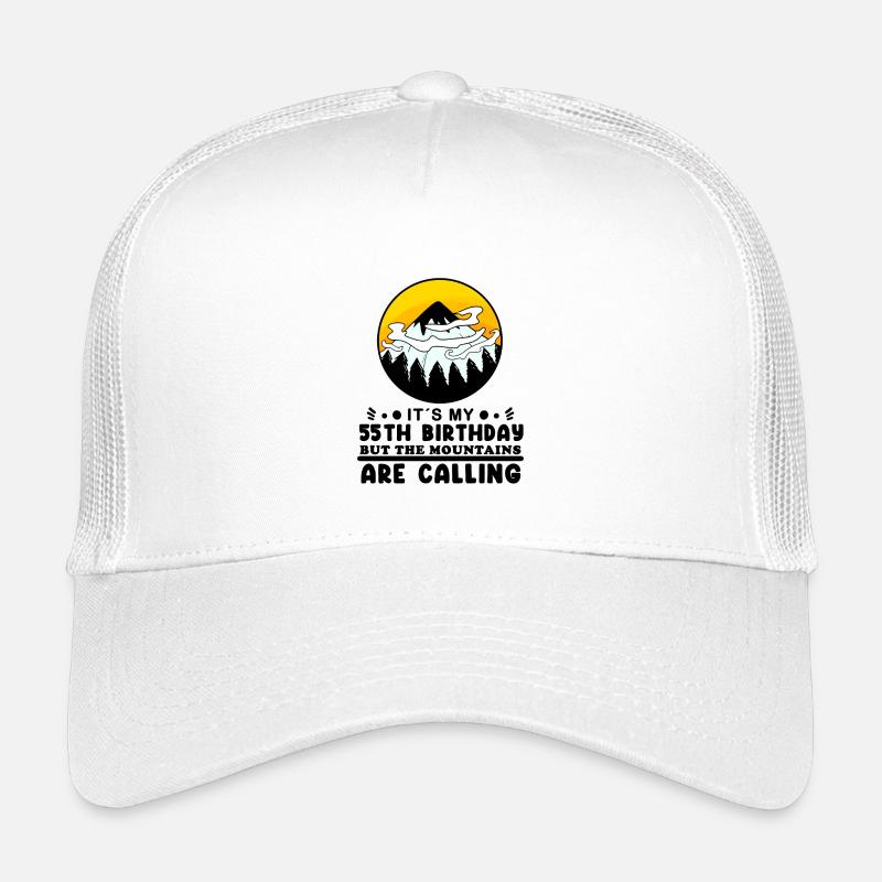 55e anniversaire Mountains Mountain Summit - 55 ans Casquette trucker enfant