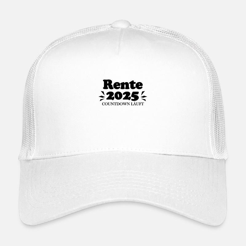 Rente 2025 Ruhestand Rentner Renteneintritt Kinder Trucker-Cap