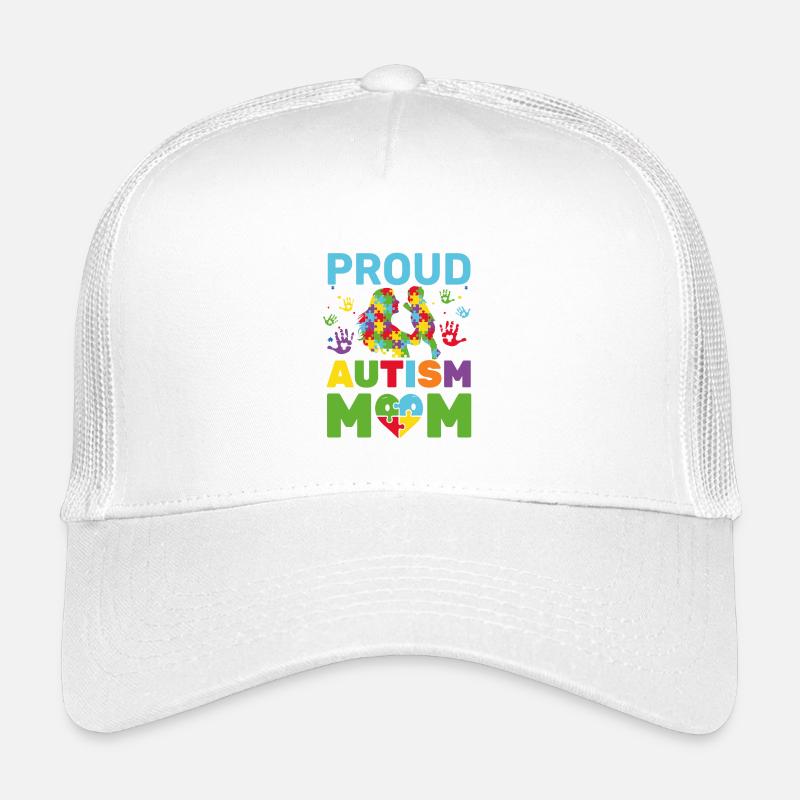 Stolze Autismus-Mutter-Bewusstseinsmutter Kinder Trucker-Cap