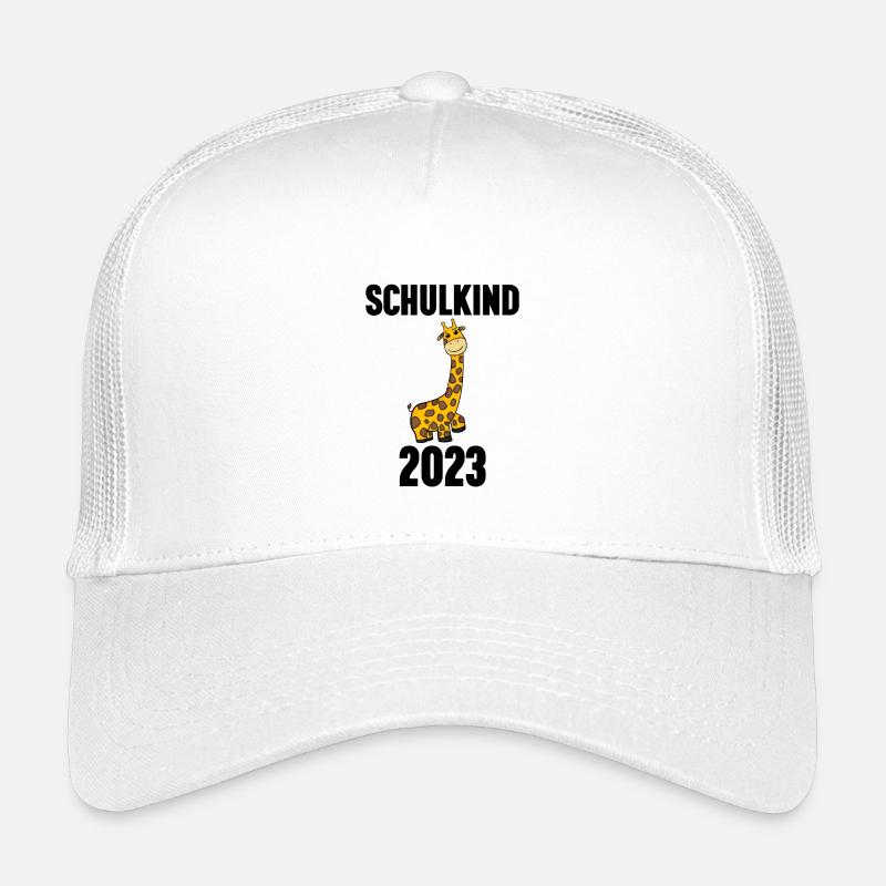 Schuldkind Einschulung 2023 - Kinder Trucker-Cap - Weiß
