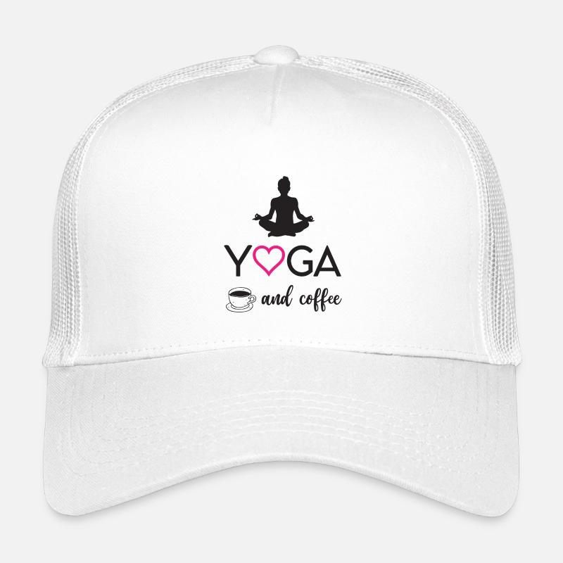 Yoga and Coffee Kids’ Trucker Cap