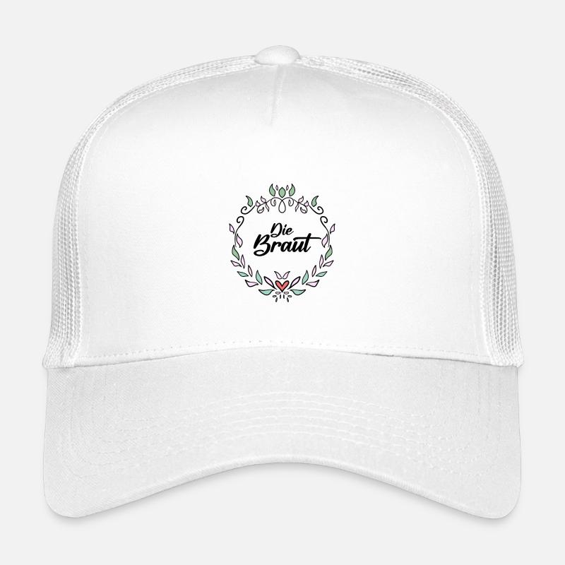 Braut Junggesellinnenabschied - Bride JGA - Kinder Trucker-Cap - Weiß