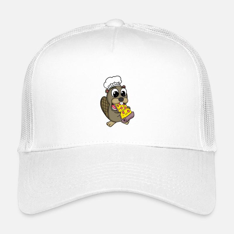 Gourmet Biber Pizza - Kinder Trucker-Cap - Weiß