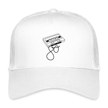 80s - Kids’ Trucker Cap - white - Front