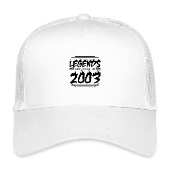 Legend 2003 - Year 2003 - Year of construction 2003 - Kids’ Trucker Cap - white - Front