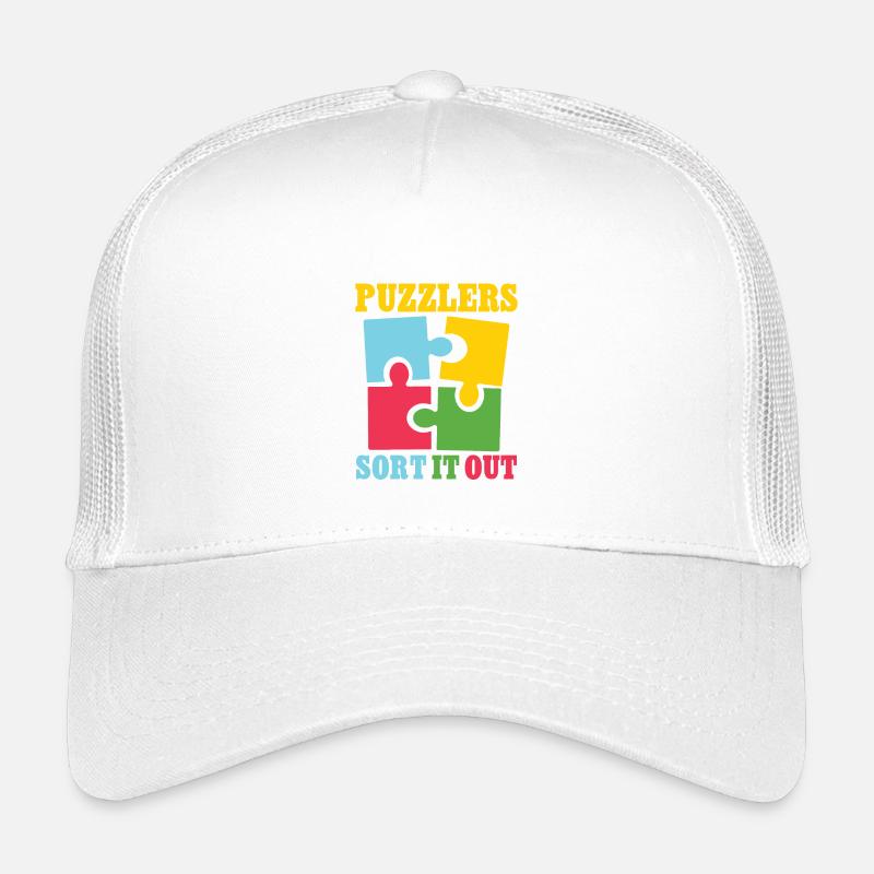 Puzzlers sort it out Kinder Trucker-Cap