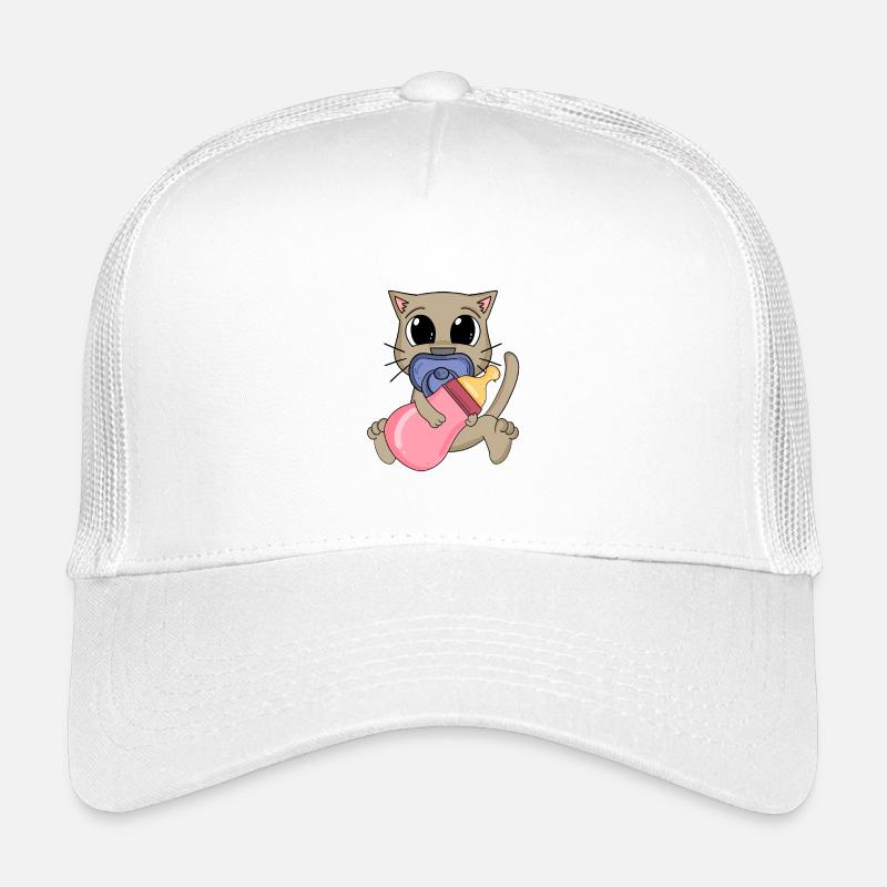 Motif de bébé chat Casquette trucker enfant