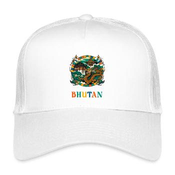 Bhutan Dragon South Asia Thimphu - Kids’ Trucker Cap - white - Front