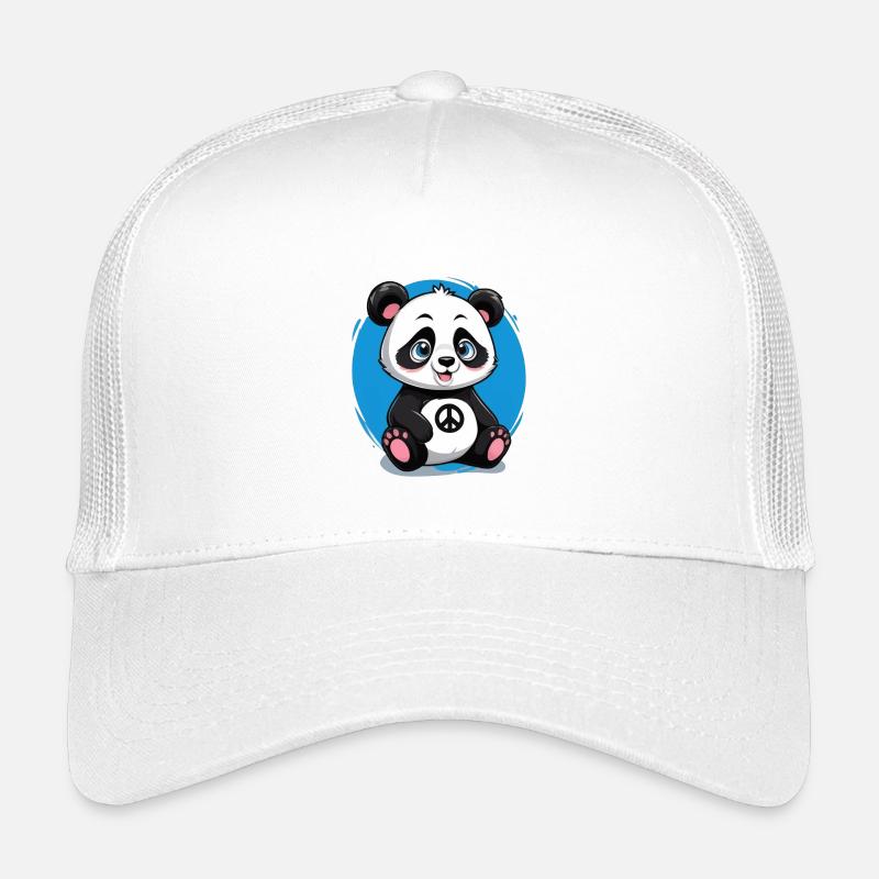 Panda mignon et pacifique Casquette trucker enfant