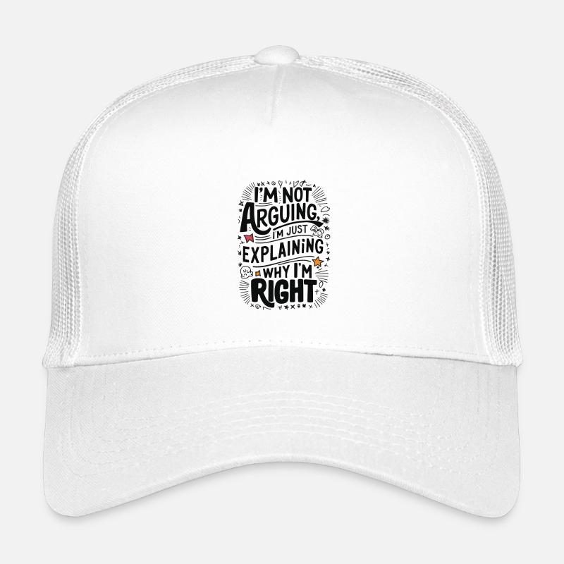 Funny quote - Kids’ Trucker Cap - white