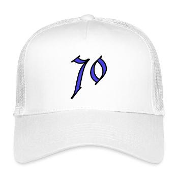 ALLES GUTE ZUM GEBURTSTAG. ALLES GUTE ZUM GEBURTSTAG. JAHRESTAG. - Kinder Trucker-Cap - Weiß - Vorne