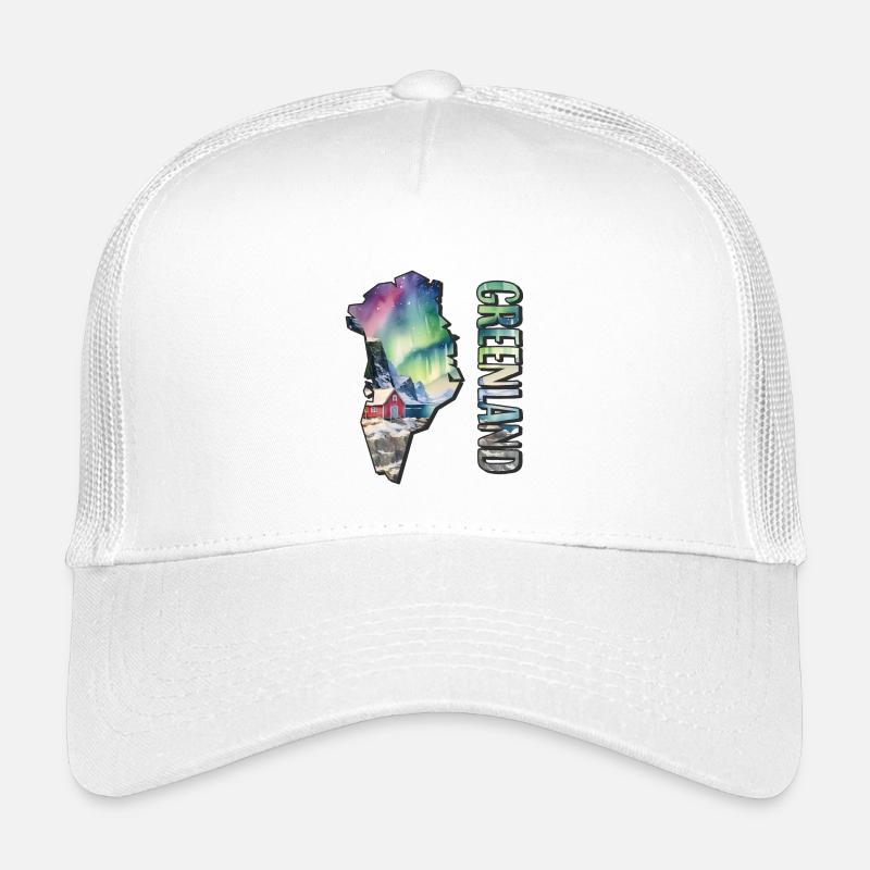 Carte à l’aquarelle Groenland Casquette trucker enfant