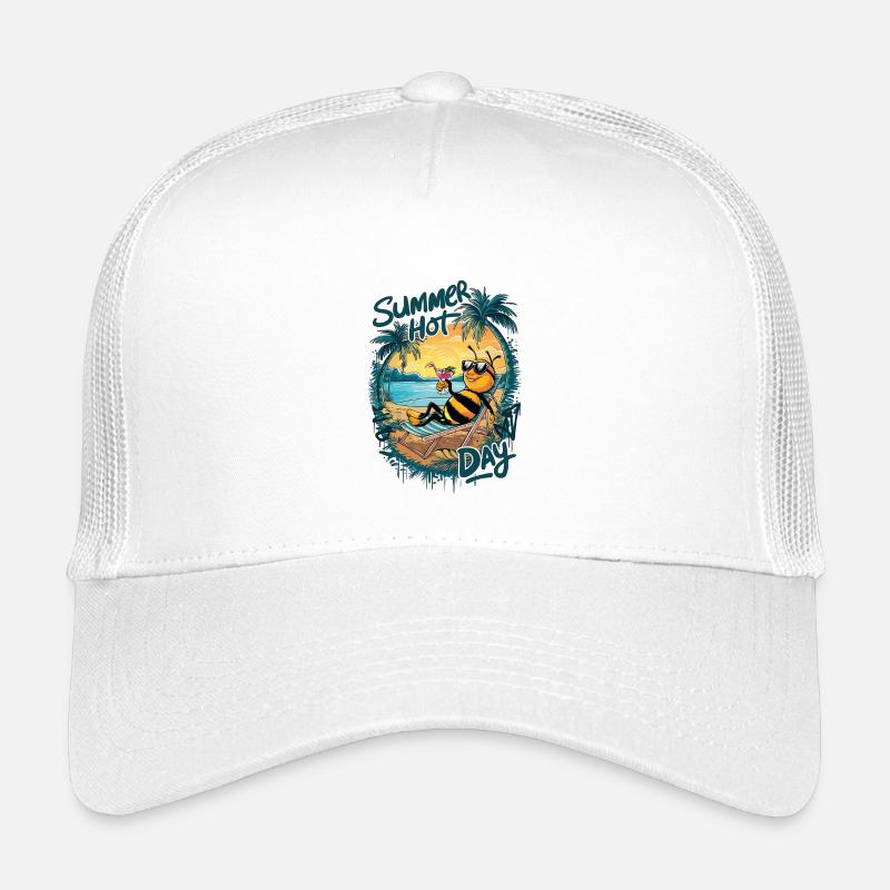 Summer Beehive Relax Kids’ Trucker Cap