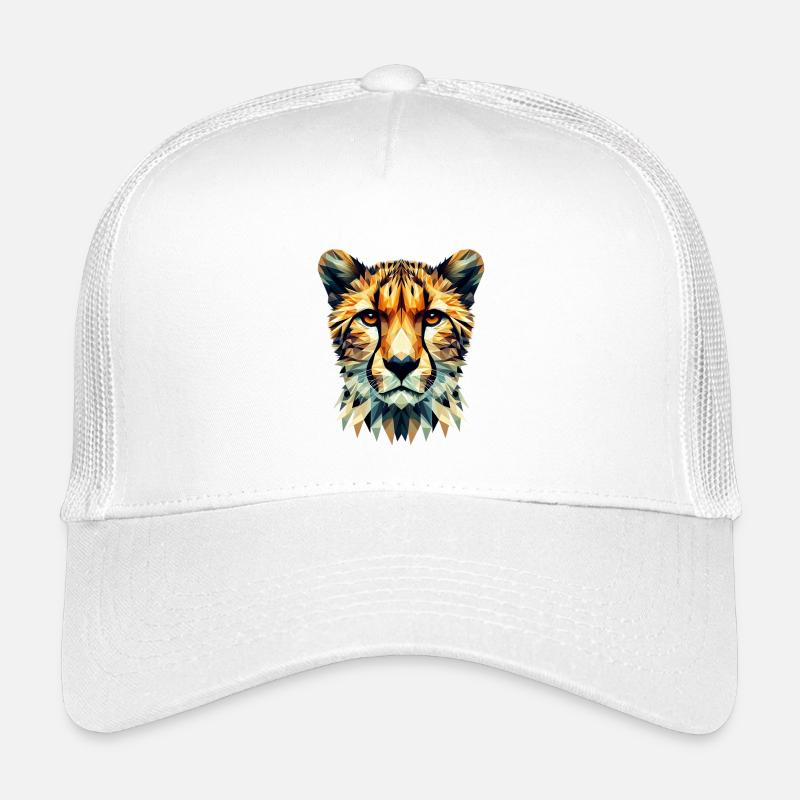 Polygonaler Gepard Kinder Trucker-Cap