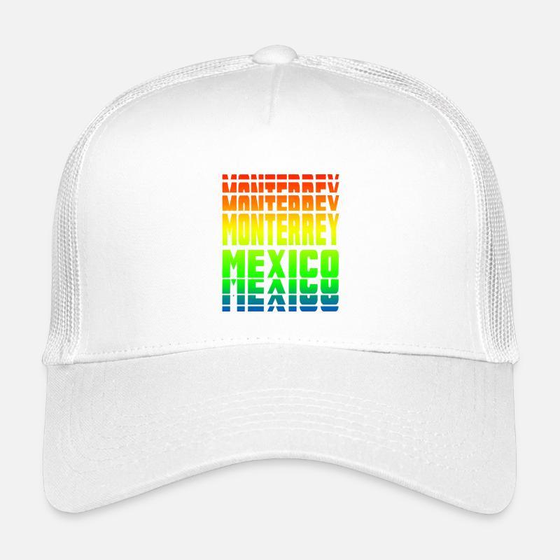 Monterrey Mexico rainbow design Kids’ Trucker Cap