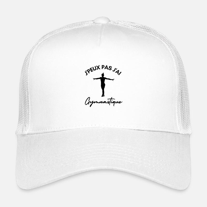 Ich kann nicht turnen - Kinder Trucker-Cap - Weiß