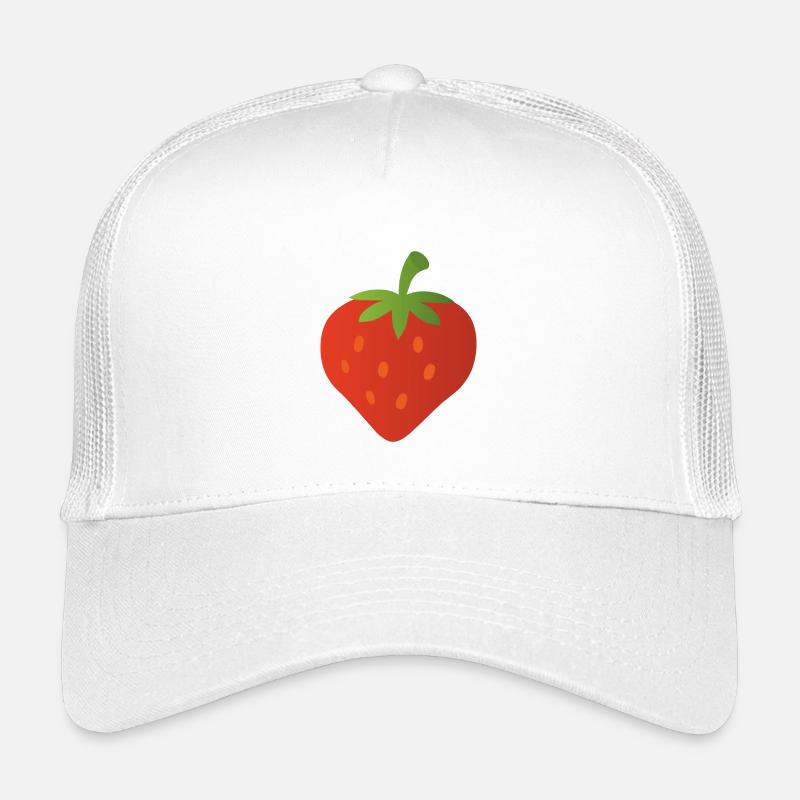 Red Strawberry Heart Illustration for Clothes Kids’ Trucker Cap