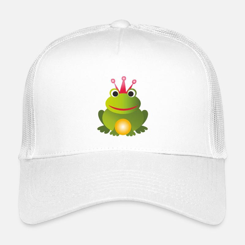 Prince grenouille - avec couronne rose et boule dorée Casquette trucker enfant