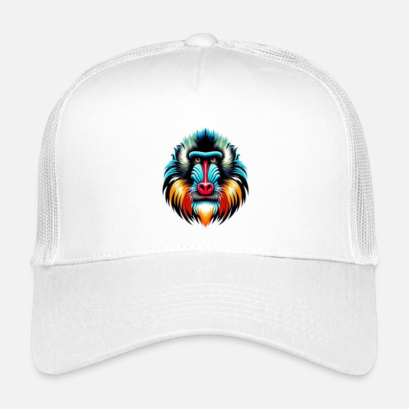 Singe mandrill Casquette trucker enfant