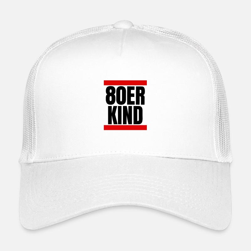 80er Kind - Kinder Trucker-Cap - Weiß