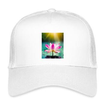 Lotus - Casquette trucker enfant - blanc - Devant