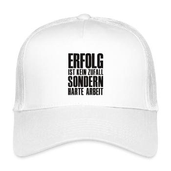 Erfolg Spruch für Gründer Unternehmer Startup - Kinder Trucker-Cap - Weiß - Vorne