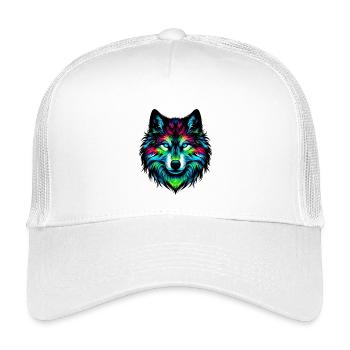 Loup - Casquette trucker enfant - blanc - Devant
