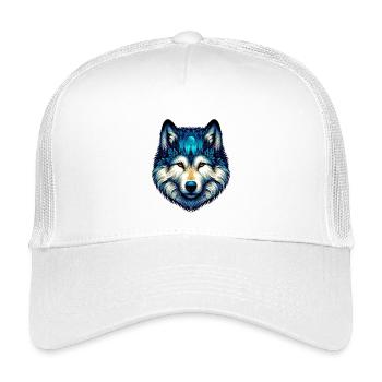 Loup - Casquette trucker enfant - blanc - Devant