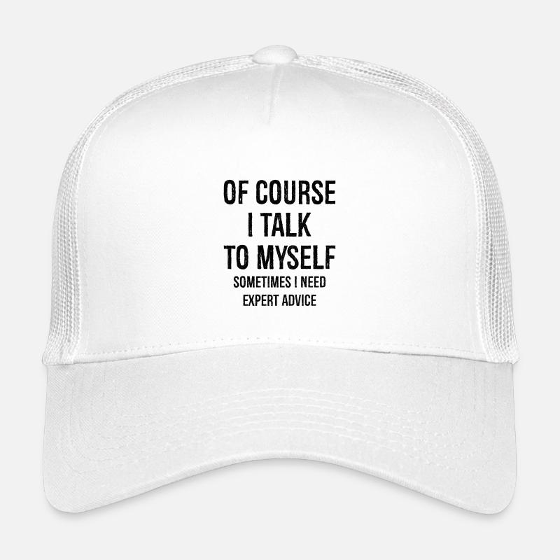 Natürlich rede ich mit mir selbst Kinder Trucker-Cap