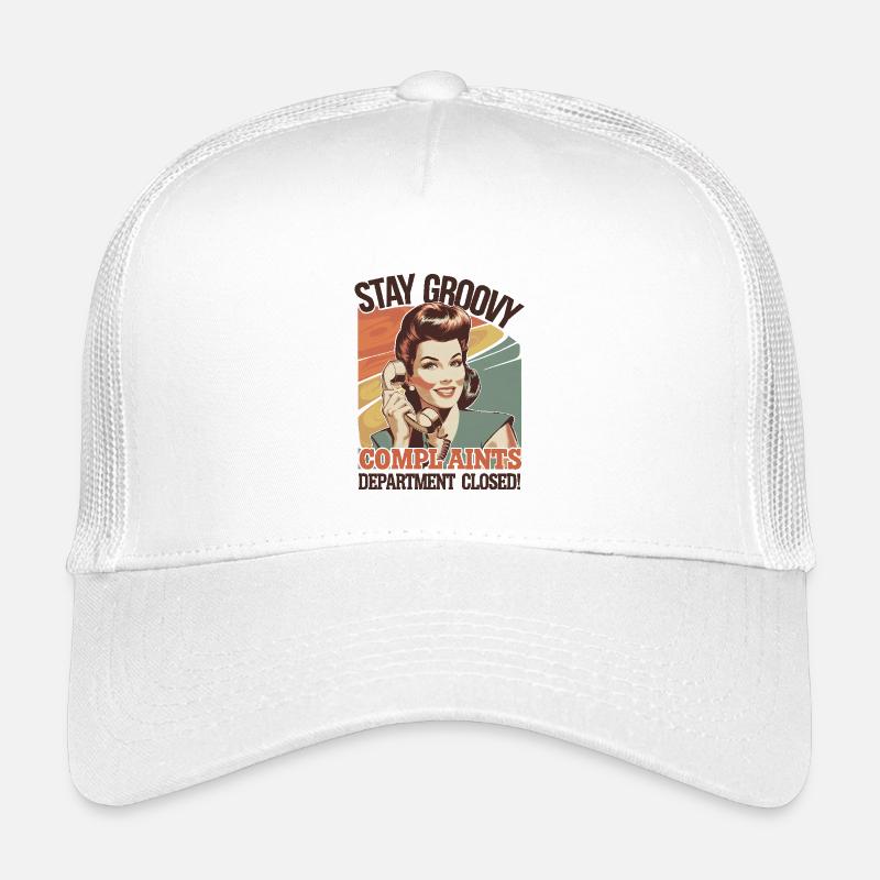 Stay Groovy Retro Plaintes fermées Casquette trucker enfant