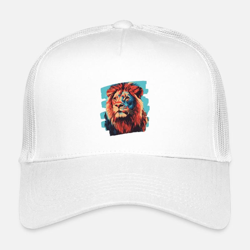 Löwe Retro Kinder Trucker-Cap