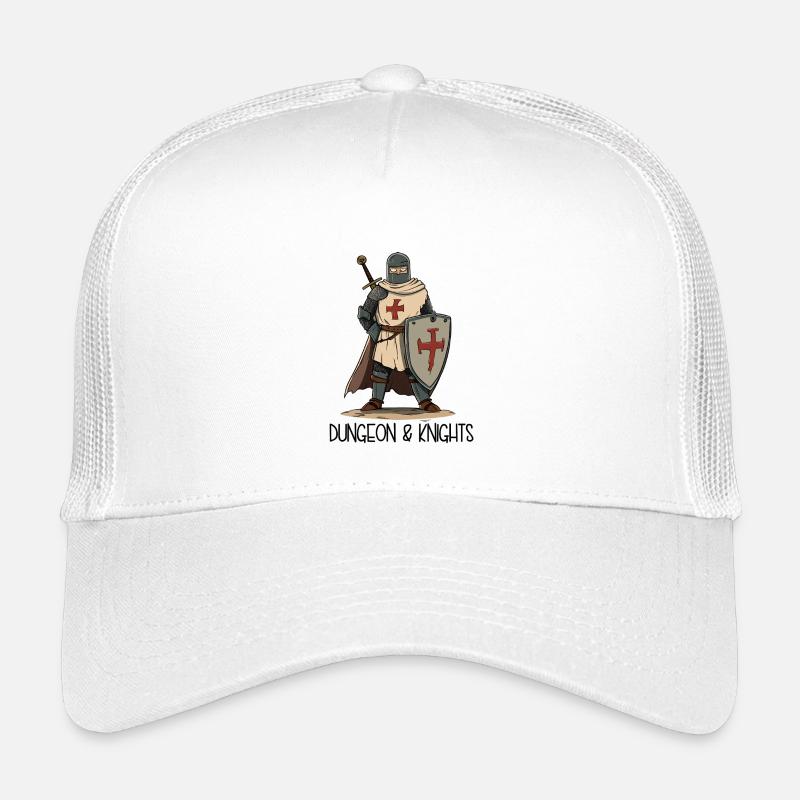Dungeons and Knights – Cartoon Crusader Kids’ Trucker Cap