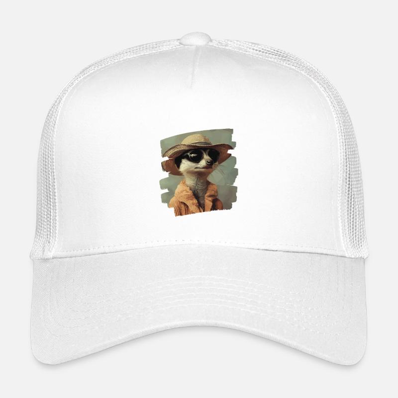 Meerkat Retro Kids’ Trucker Cap