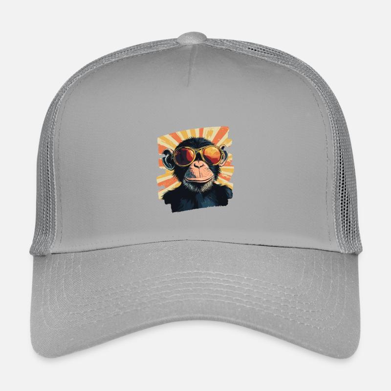 Affe Retro Kinder Trucker-Cap